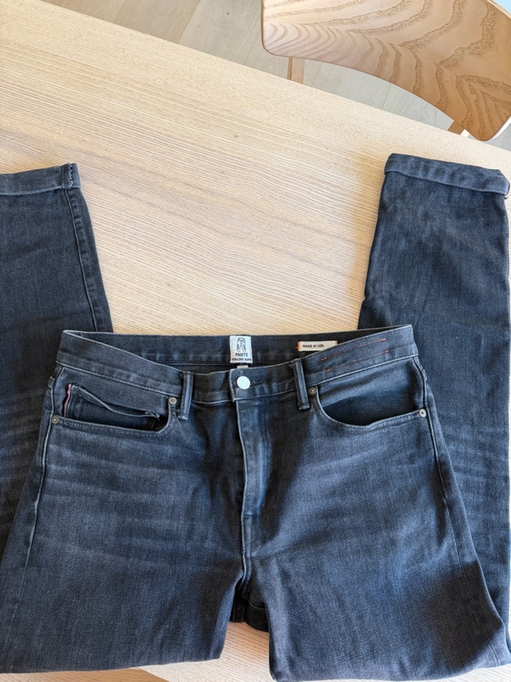 Slim Fit Men's Black Denim Jeans